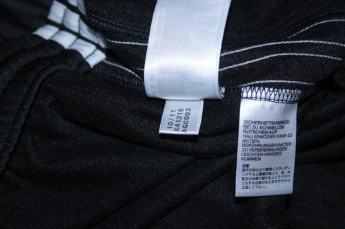 Adidas mens classic track sport black training pants trousers Size XL - Picture 8 of 8