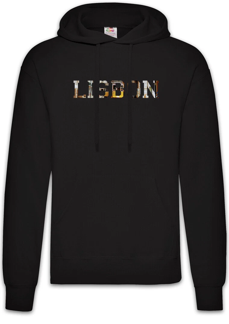 Lisbon Hoodie Pullover Lisbonne Lisbona Lisboa Skyline City Ville Portugal