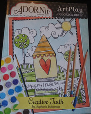 Mindfull Adornit Colouring Book Creative Faith Quality Card No Seep NEW