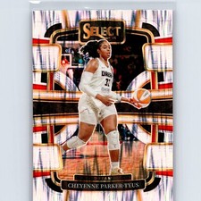 2024 Panini WNBA Select Cheyenne Parker-Tyus #62 Silver Flash Atlanta Dream