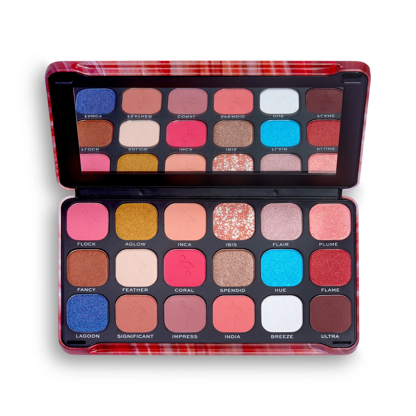 Revolution Eyeshadow Forever Flawless flamboyance Flamingo Palette