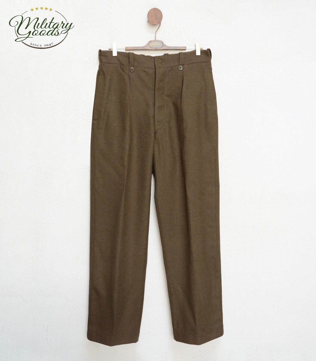 French Army Military Wool Chino Pants M52 French Wool Chino Pants French Army Military Wool Chino Pants M52 French Wool Chino Pants