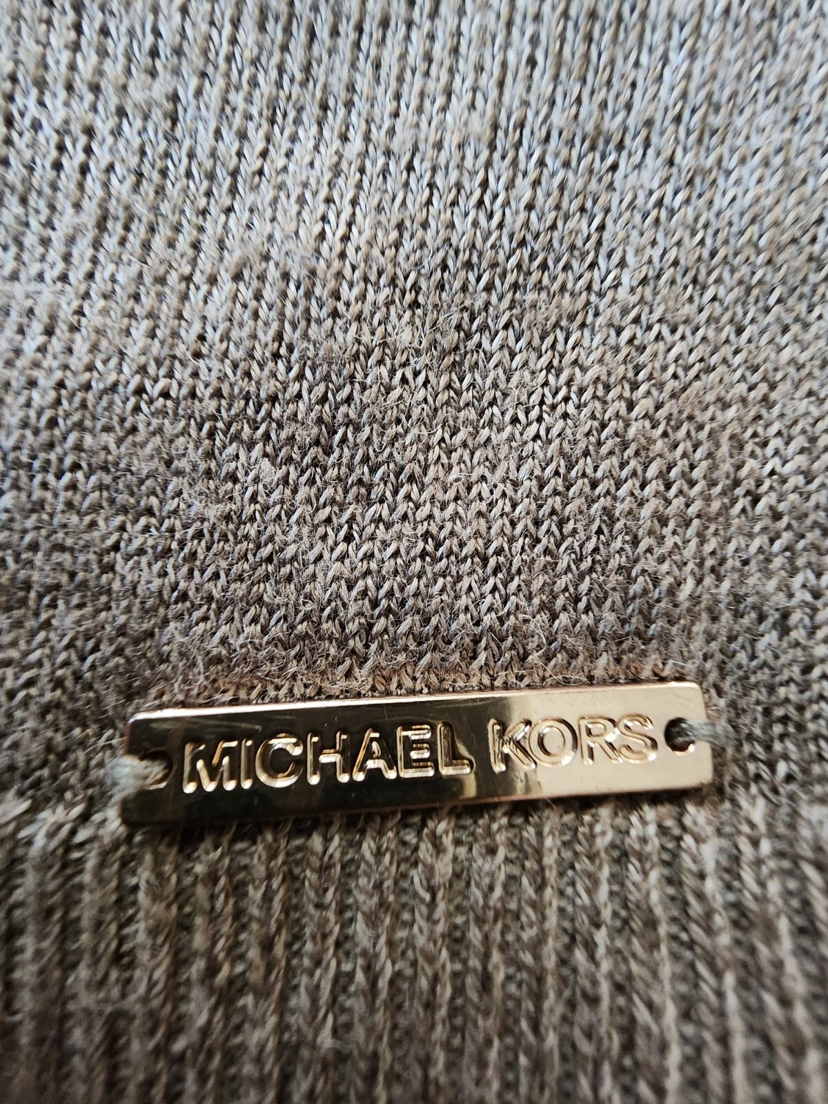 Felpa con cappuccio Michael Kors donna misto rayon verde oliva taglia small spedizione gratuita