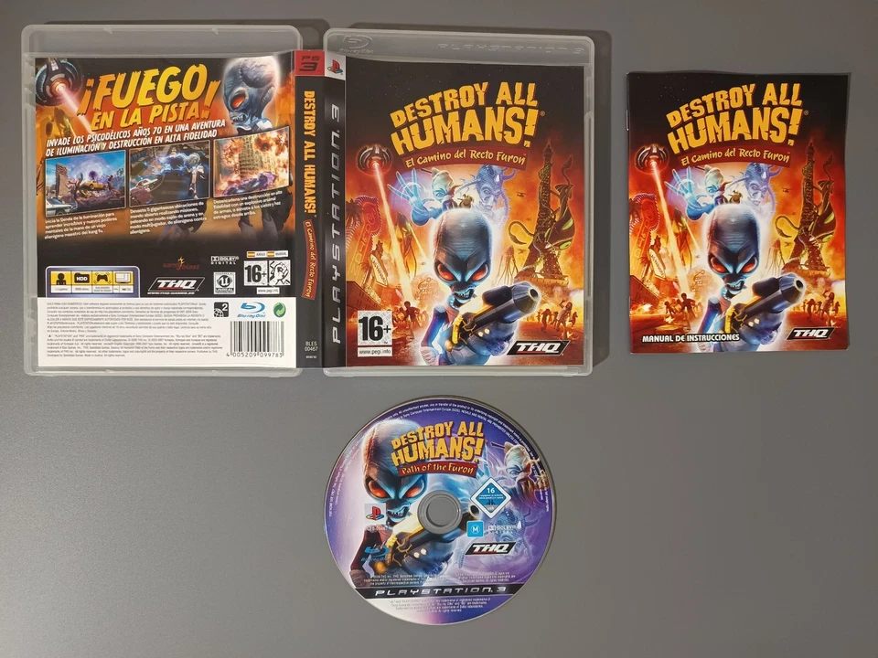 Destroy All Humans! El Camino del Recto Furon | PS3 | PAL España ES | Completo, foto 1 de 5