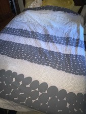 MARIMEKKO Jurmo Dark Shadow Full/Queen Duvet Cover Modern Finnish Cotton