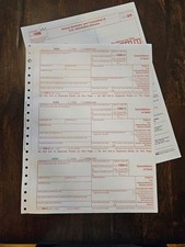 2025 IRS Tax Form Reporting Package- Nine -1099-C, 1 Form 1096 No envelopes