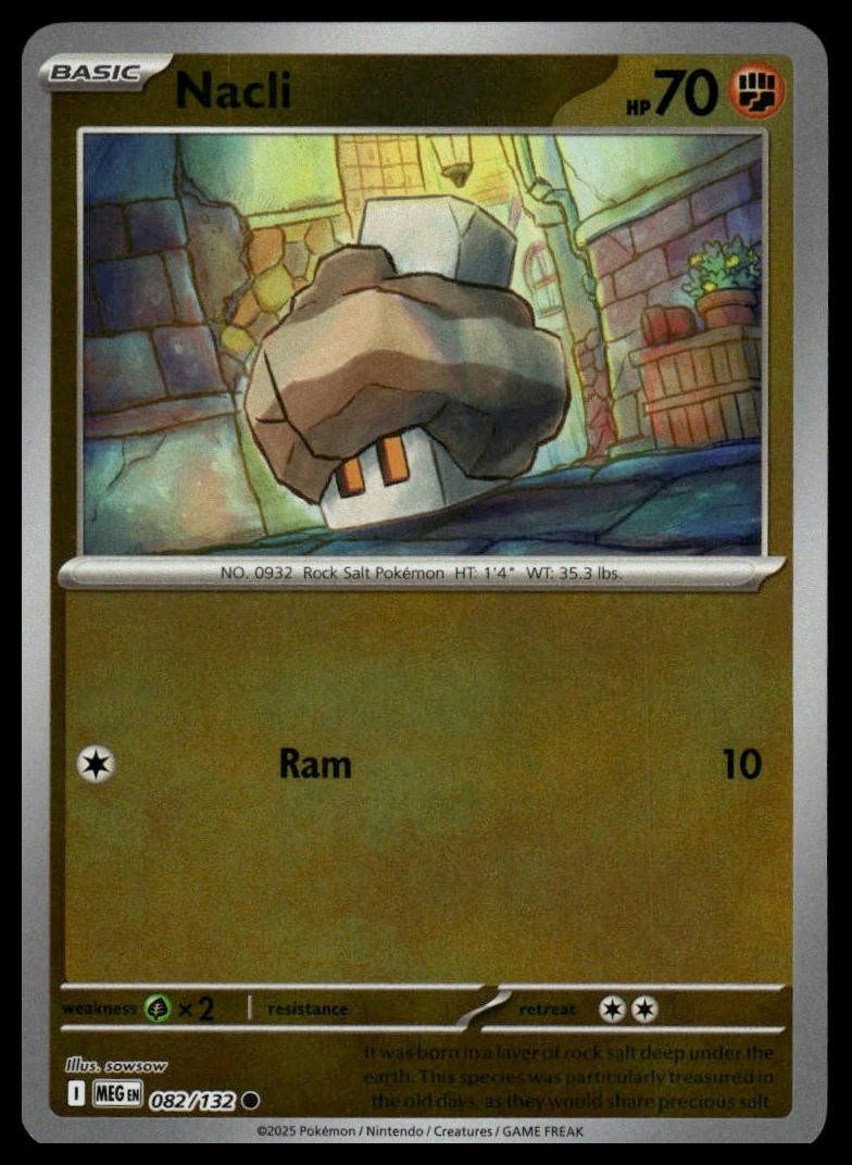 Nacli ME01: Mega Evolution #082/132 Reverse Holo NM
