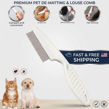 1PC Metal Head Lice Comb | Pet Dog Cat Flea Hair Kids Nit Eggs Removal