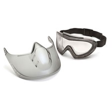 Pyramex GG504DTSHIELD Capstone Clear Anti-Fog Dual Lens Goggles Shield