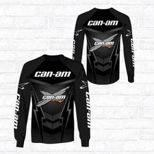 New Can-Am Long sleeve Shirt 3D Racing Size S-5XL Printed 3D New Black Hot