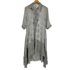 Sheer Fairy Grunge Layering Midi Dress Small Festival Ren Faire Unique Statement