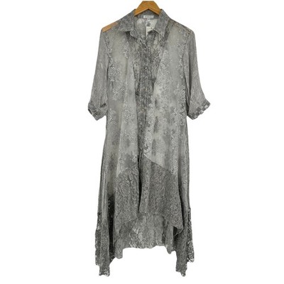 Sheer Fairy Grunge Layering Midi Dress Small Festival Ren Faire Unique Statement