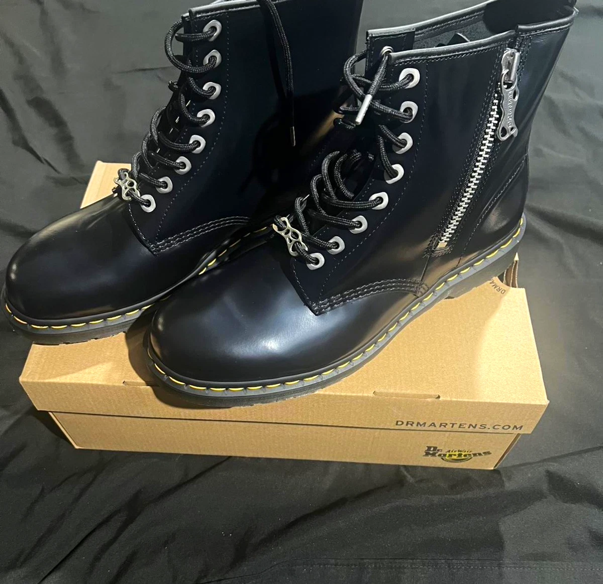 Dr. Martens 1460 Black Boots for Men for sale | eBay