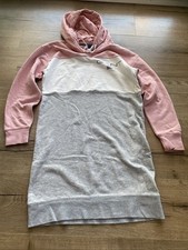 Gant Ladies Sweater Dress Hoodie Casual comfort Lounge pink Grey Small Fault
