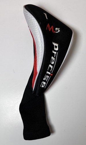 Precise Driver Headcover Fabric Mesh Knit Embroidered M5 1 Black Red White