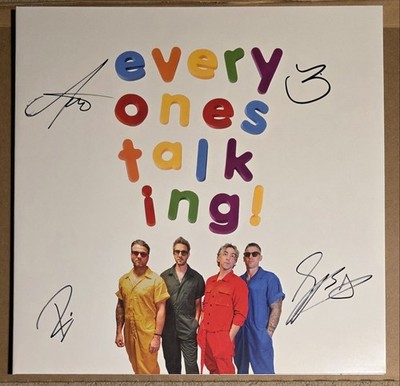 All Time Low: Everyone's Talking! - New 1 LP Half Yellow Half Green Vinyl Signed