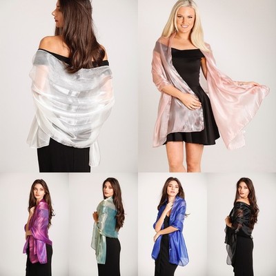 Zentraler schicker schillernder großer Pashmina Halstuch Schal für Hochzeiten & Partys