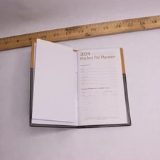 BookFactory 2024 Weekly Pocket Calendar 6"L x 3.5"W