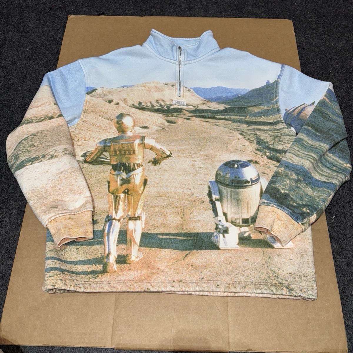 Kith Star Wars Droids Quarter Zip C-3PO R2D2 A New Hope Size XS