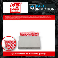 Image of Pollen / Cabin Filter fits CITROEN C1 Mk2 VTi 1.2 2014 on B000975480 Febi New