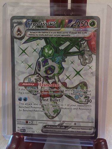 Froslass EX Ultra Rare 217/182 SV04: Pokemon Paradox Rift Holo NM/M