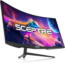 34-Inch Curved Ultrawide WQHD Monitor, 3440 X 1440, R1500, up to 180Hz/165Hz, Di