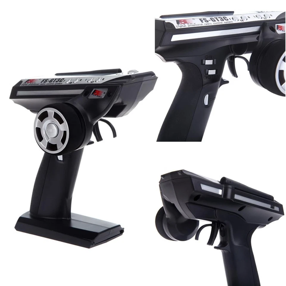 Transmisor y receptor RC FS-GT3C FS-GR3E, controlador de radio de 2,4 GHz para... Foto 4 de 4