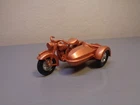 MATCHBOX LESNEY 66B VINTAGE HARLEY DAVIDSON MOTORCYCLE WITH SIDECAR MINT