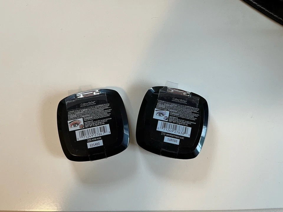 Loreal Paris Colour Riche Eye Shadow Quad 270 Unforgettable Lilac 300 Rose Nude - Image 3 of 4