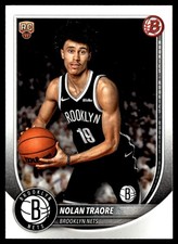 2025-26 Bowman Basketball Nolan Traore RC Brooklyn Nets #19