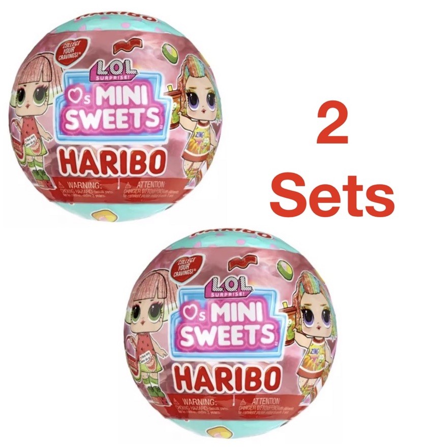 LOL Surprise Mini Sweets Haribo Mystery Set x 2 Featuring 7 Surprises