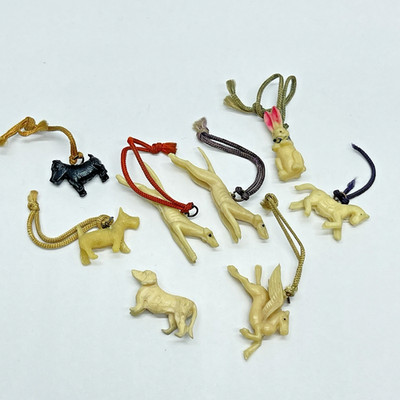 Vintage Charms-Cracker Jack Prizes (8)