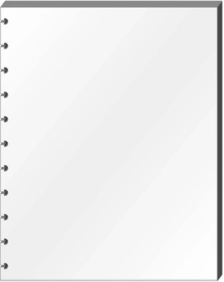 Letter Sheet Protectors for Discbound Notebooks fits Circa, Arc, TUL (Transpa...