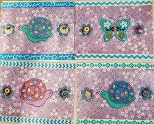 Handmade Greeting Cards - set of 8 Thinking of You Cards with Envelopes