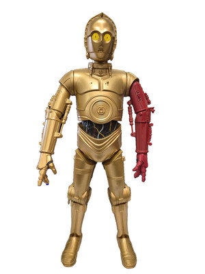 Lucas Film-Thinkway Toys STAR WARS 17 inch C-3PO Interactive Robotic Droid