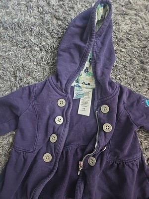 GUESS LOS ANGELES GIRLS COAT 12 MONTHS BLUE PREOWNED
