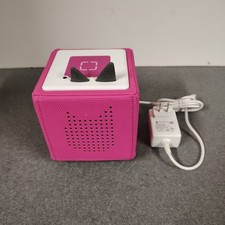 Tonies Toniebox Pink Audio Player Speaker Box w/ Power Adapter Charger INCLUDED