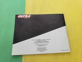 Nintendo NES Instruction Manual Cyber Stadium Series Base Wars