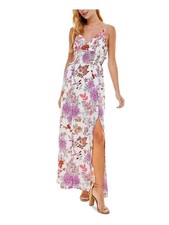 CRYSTAL DOLLS Womens Spaghetti Strap Maxi Party Empire Waist Dress