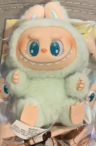 Pop Mart Labubu I Mostri Hanno Un Seduto QUQU Peluche Vinile 100% Autentico Aperto