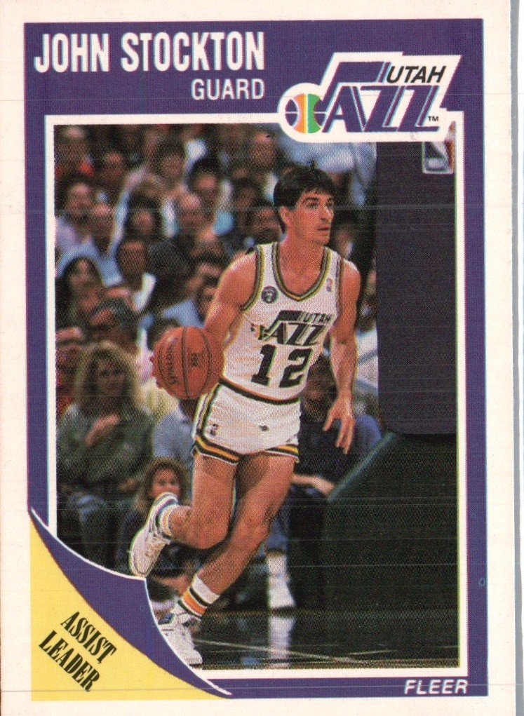 1989-90 Fleer #156 John Stockton