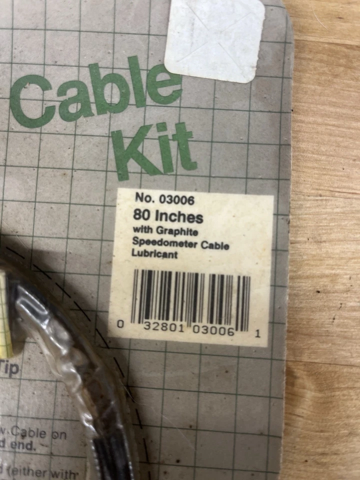 Universal Speedometer Cable Kit #03006 Vintage 80 Inch - Image 2 of 2
