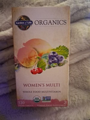 Garden of Life Mykind Organics Women's Multivitamin 120 Tablets) Exp 7/26