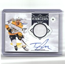 Thomas Novak 2024-25 Ultimate Collection 2023-24 Update Ultimate Emblems Auto