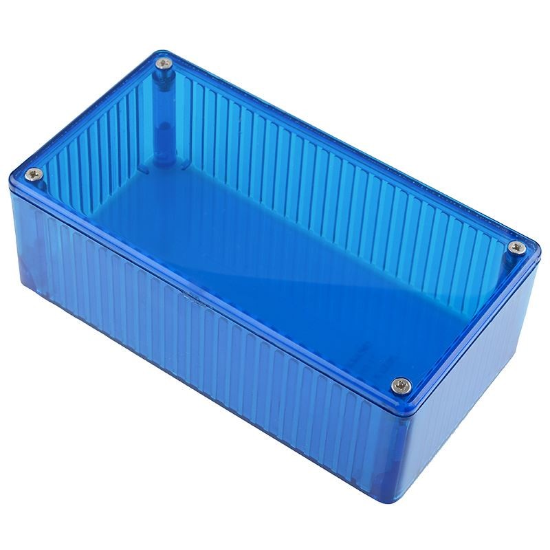 1591DTBU Hammond Blue Polycarbonate Enclosure 150 x 80 x 50