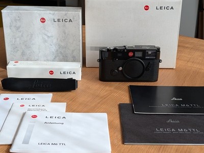 Leica M6 TTL 0,72 MILLENIUM 10442 | Black Paint | Full Set | Nr. 0524