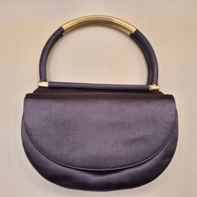 Judith Leiber Satin Evening Hand Bag Clutch w/ Matching Coin Purse and Compact - Image 1 of 4