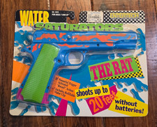 1990 Water Gun Saturator Entertech Rat new in package Shoots 20 ft w/o batteries
