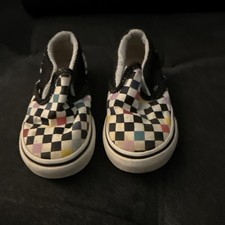 Toddler Vans Size 5.5 Multicolor Checkered
