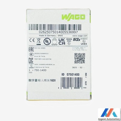 WAGO 750-1400 Digital Input Module 16-Channel 24V DC   NEW Factory Sealed